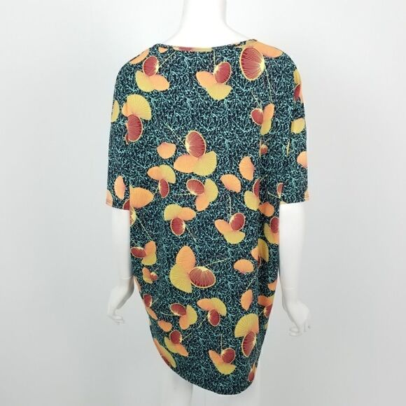 Lularoe Floral Leaf Print Irma Tunic Top New NWT - Picture 6 of 6